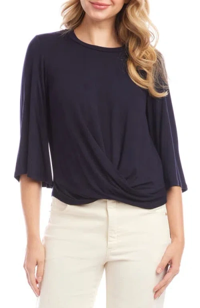 Karen Kane Drape Front Jersey Top