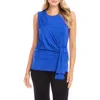 Karen Kane Drape Side Tank In Royal