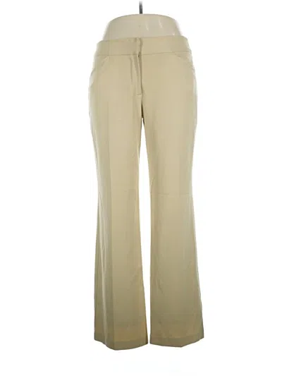 Pre-owned Karen Kane Dress Pants In Tan