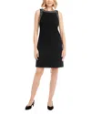 Karen Kane Embellished Shift Dress In Black