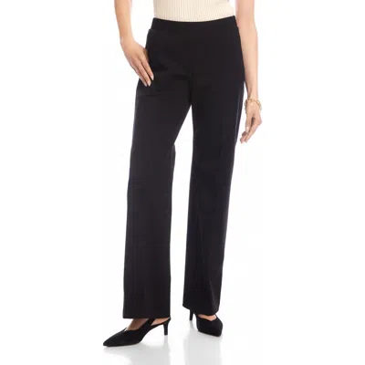 Karen Kane Emily Straight Leg Pants In Black