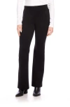 Karen Kane Faux Suede Bootcut Pants In Black