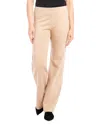 Karen Kane Faux Suede Bootcut Pants In Almond