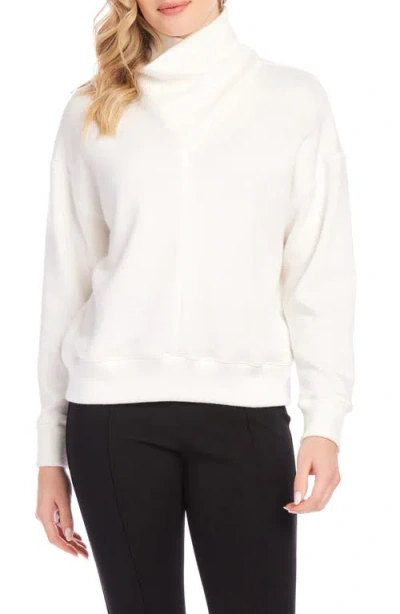 KAREN KANE KAREN KANE FAUX WRAP SWEATER