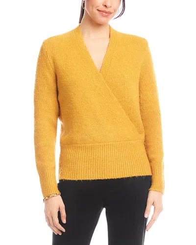 KAREN KANE FAUX WRAP SWEATER
