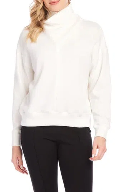KAREN KANE KAREN KANE FAUX WRAP SWEATER