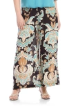 Karen Kane Floral Wide Leg Pants In Print
