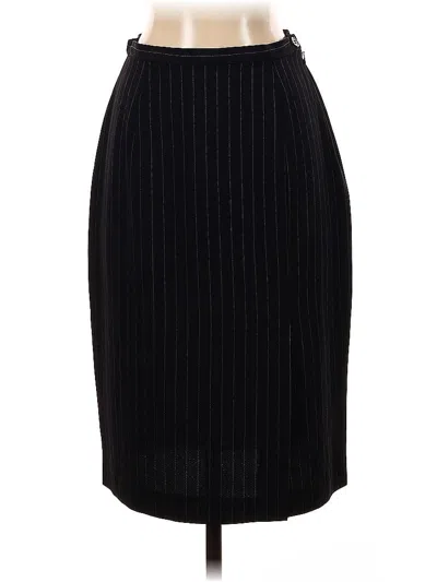 Pre-owned Karen Kane Formal Skirt In Black