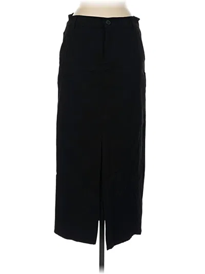 Pre-owned Karen Kane Formal Skirt In Black