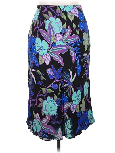 Pre-owned Karen Kane Formal Skirt In Blue