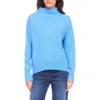 Karen Kane Plus Size Mock Neck Sweater In Sea In Sea