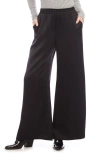 Karen Kane High Waist Pull-on Wide Leg Pants In Black