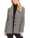 Karen Kane Houndstooth Blazer In Black