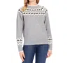 Karen Kane Fair Isle Jacquard Sweater
