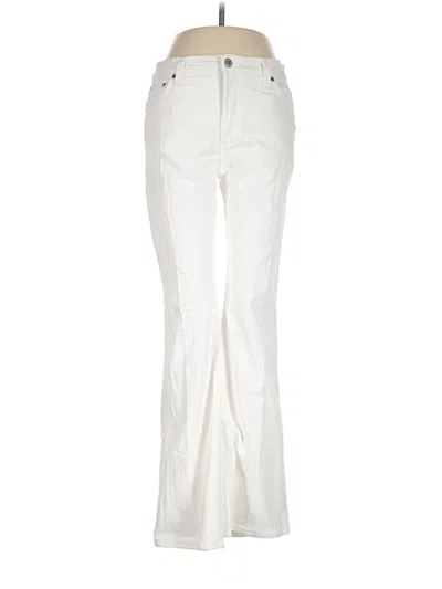 Pre-owned Karen Kane Jeans In Ivory