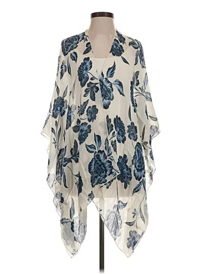 Pre-owned Karen Kane Kimono In Ivory