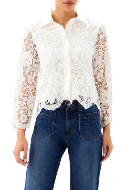 Karen Kane Lace Jacket In White