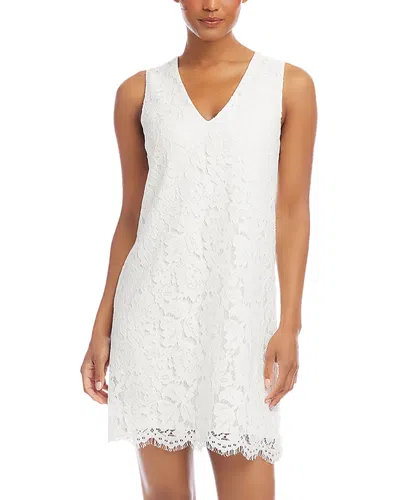 Karen Kane Lace Shift Dress In Cream