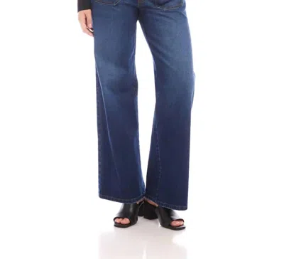 Karen Kane Lauren Patch Pocket Jeans In Indigo In Blue
