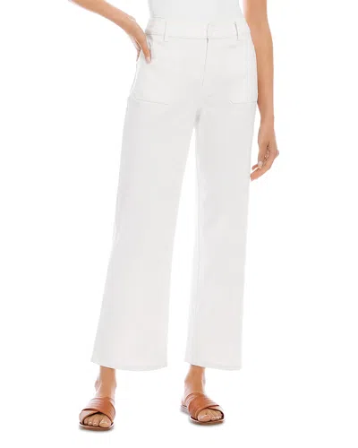 Karen Kane Lauren Patch Pocket Pants In White