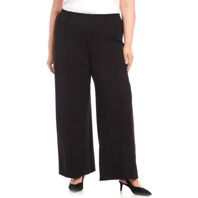 KAREN KANE KAREN KANE LUNA PONTE WIDE LEG PANTS