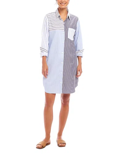 Karen Kane Mixed Stripe Shirtdress