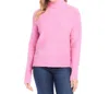 Karen Kane Womens Solid Knit Mock Turtleneck Sweater