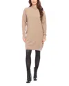 Karen Kane Mock Neck Sweater Dress In Earth