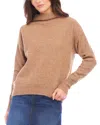 Karen Kane Plus Size Mock Neck Sweater In Walnut In Walnut