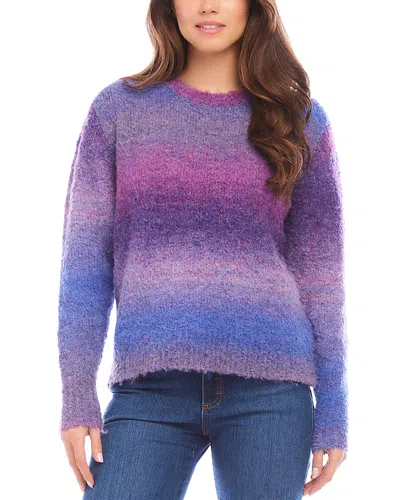 KAREN KANE OMBRE BOUCLE SWEATER