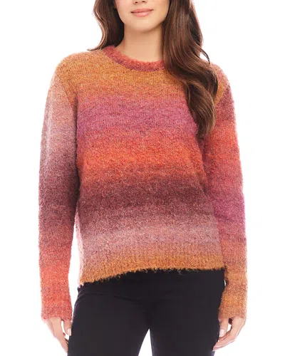 KAREN KANE OMBRE BOUCLE SWEATER