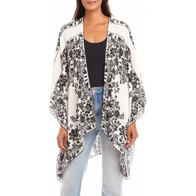 Karen Kane Open Front Jacket In Print