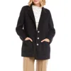 Karen Kane Oversize Brushed Blazer In Black