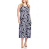Karen Kane Paisley Sleeveless Jersey Midi Dress In Paisley