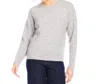 Karen Kane Pearl Crewneck Sweater In Light Heather Grey In Gray