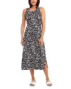 Karen Kane Dot Print Sleeveless Jersey Midi Dress In Print
