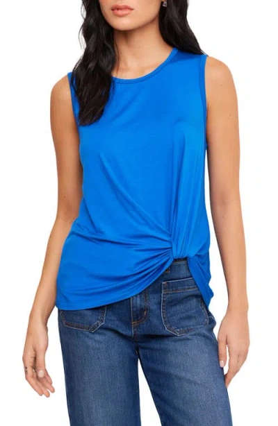 Karen Kane Pick Up Jersey Tank In Blue