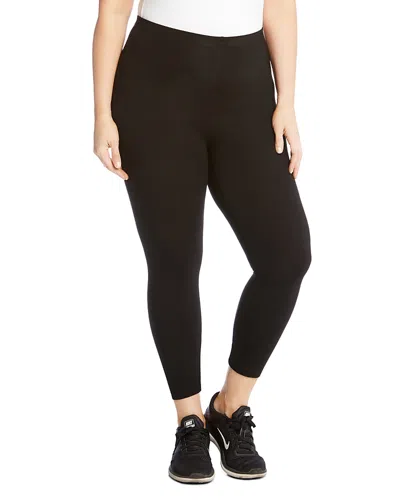 Karen Kane Plus Cropped Leggings In Black
