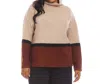 Karen Kane Colorblock Turtleneck Sweater