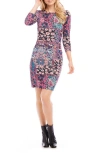 KAREN KANE KAREN KANE PRINT SHEATH DRESS