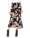 Shop Karen Kane Printed Midi Skirt In Floral