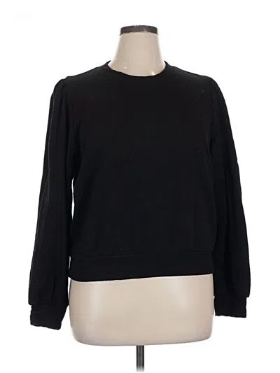 Pre-owned Karen Kane Pullover Sweater In Black