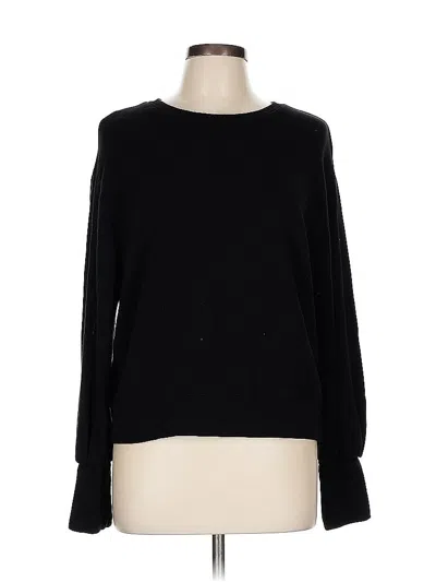 Pre-owned Karen Kane Pullover Sweater In Black