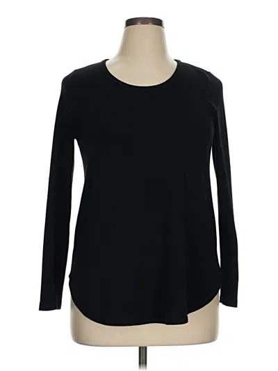 Pre-owned Karen Kane Pullover Sweater In Black