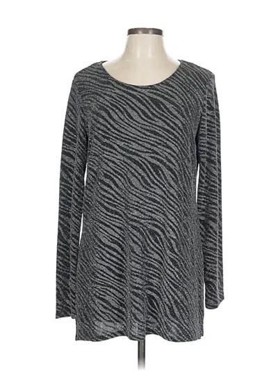 Pre-owned Karen Kane Pullover Sweater In Gray