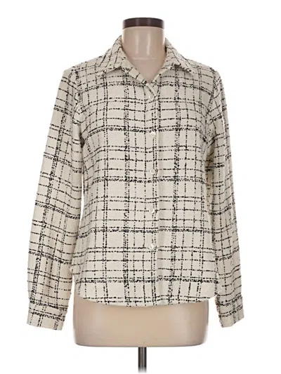 Pre-owned Karen Kane Pullover Sweater In Ivory