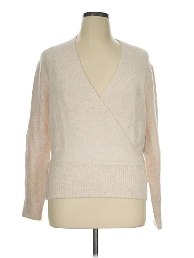 Pre-owned Karen Kane Pullover Sweater In Tan