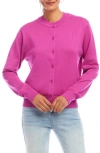 Karen Kane Long Sleeve Cardigan Sweater In Orchid