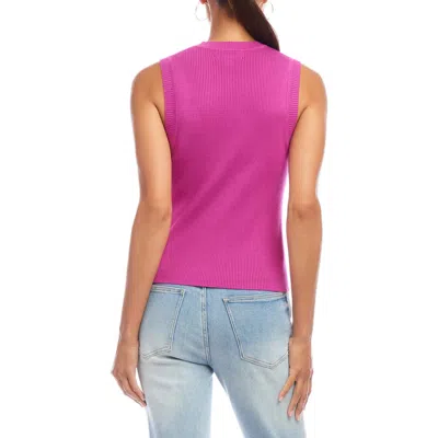 Karen Kane Rib Sweater Tank