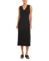 Karen Kane Sleeveless Rib Midi Dress In Black
